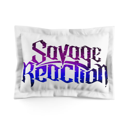 Savage Reaction Microfiber Pillow Sham - Bold Decorative Bedding for Trendy Rooms