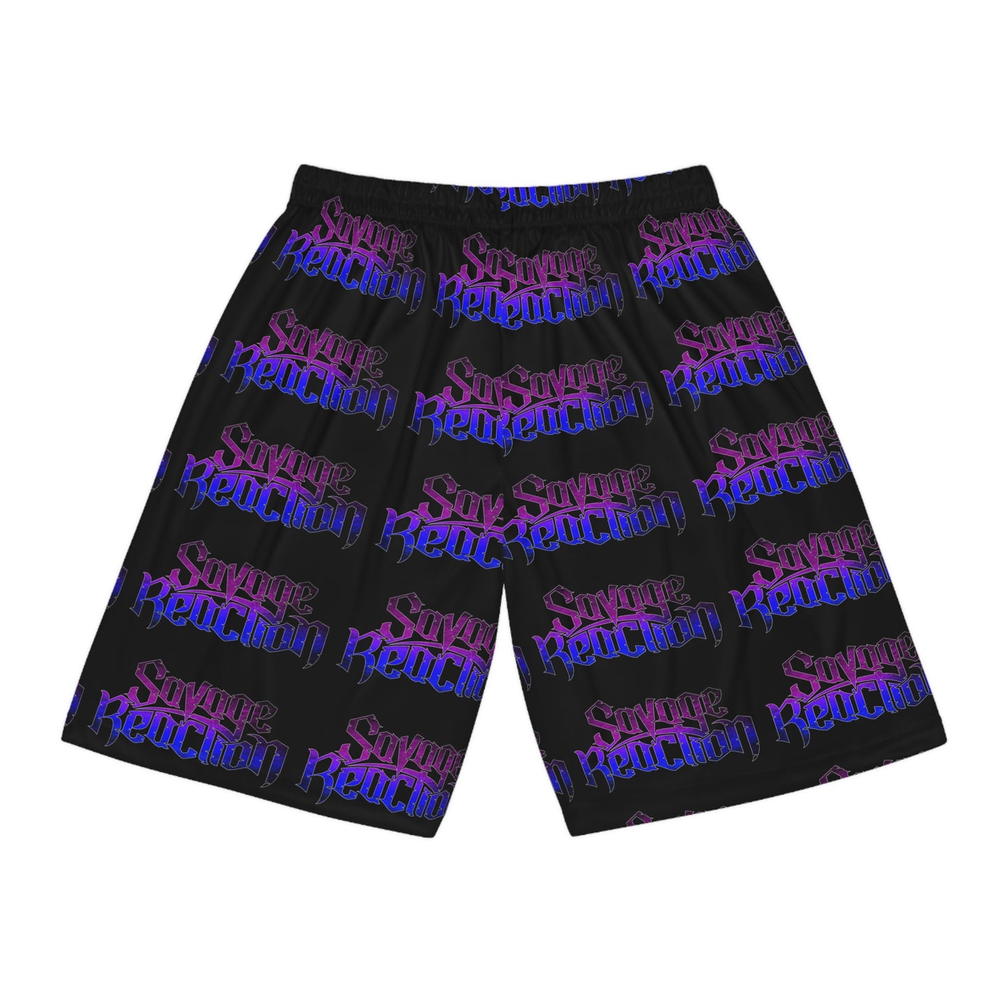 Savage Reaction Graphic Basketball Shorts - SAVAGE Sporty Wear for Athletes