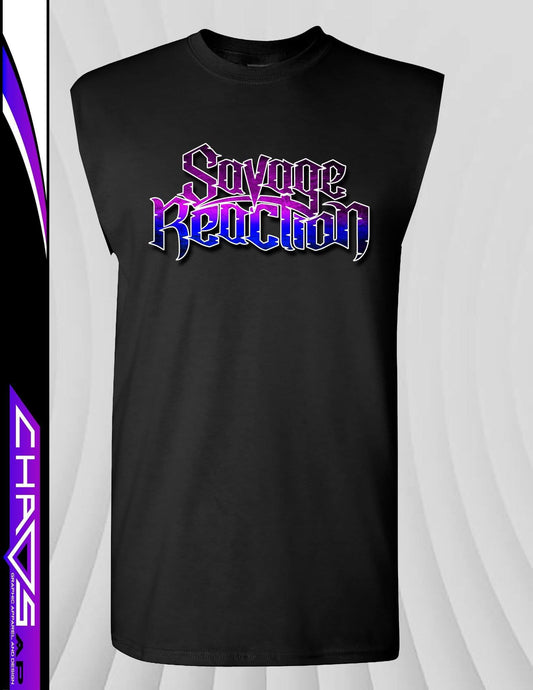 Black SAVAGE REACTION Logo Tanktop